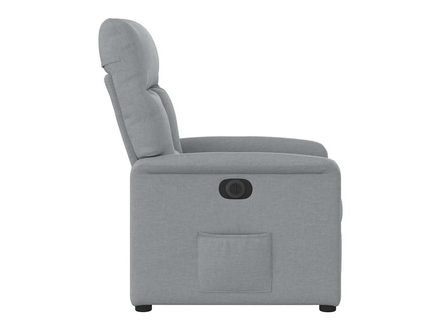New Poltrona Confortável | Poltrona reclinável elétrica tecido -claro SHL526691 Cinzento