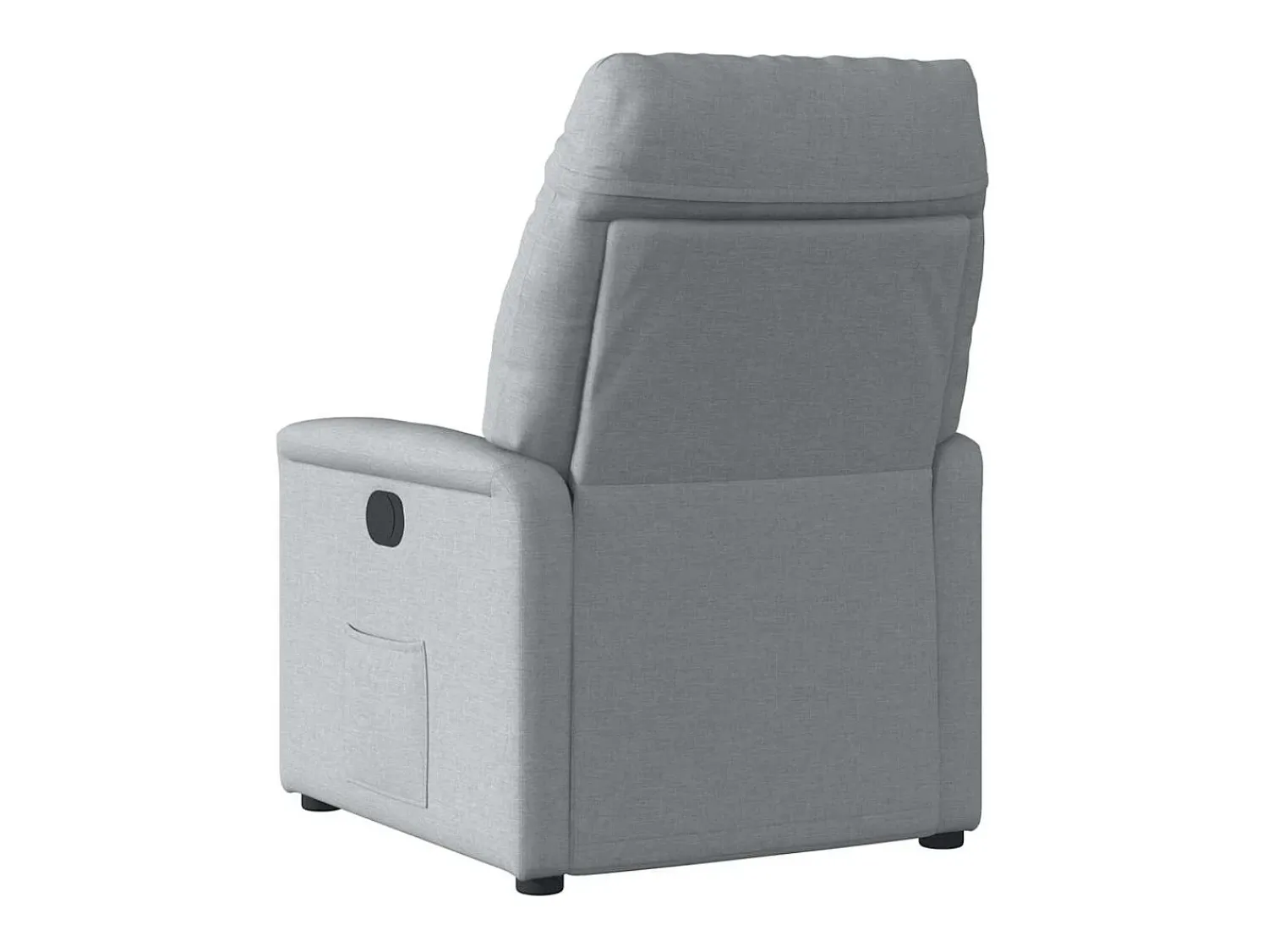 New Poltrona Confortável | Poltrona reclinável elétrica tecido -claro SHL526691 Cinzento