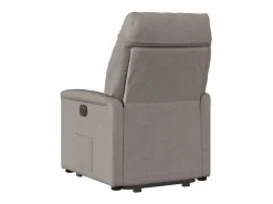 Poltrona* Poltrona Confortável | Poltrona reclinável elevatória tecido cinzento-acastanhado SHL609083 Taupe