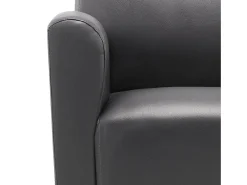 Poltrona| Poltrona Confortável em couro artificial SHL279780 Cinzento