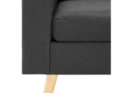 Poltrona Confortável em tecido cinzento-escuro SHL702750^ Poltrona