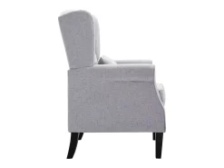 Poltrona* Poltrona Confortável em tecido -claro SHL655974 Cinzento