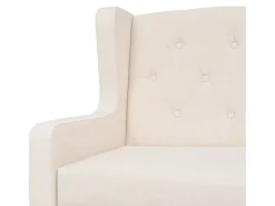 Poltrona* Poltrona Confortável em tecido nata SHL671178 Branco