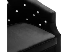 Poltrona| Poltrona Confortável em veludo SHL28850 Preto