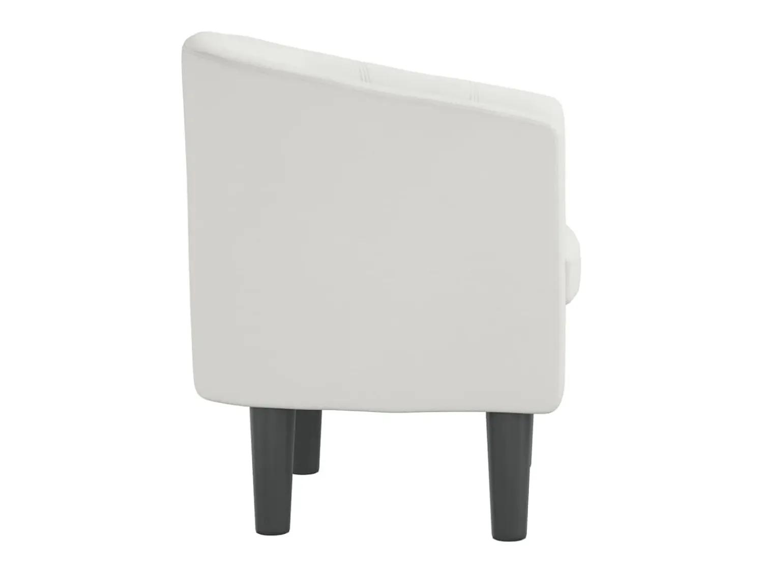 Poltrona|vidaxl Poltrona couro artificial Branco