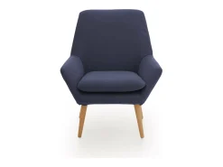 Talamo Italia Poltrona Dabdall, Poltrona lounge design, 100% Made in Italy, Poltrona relaxante em tecido acolchoado, 80x70h95 cm,^ Poltrona