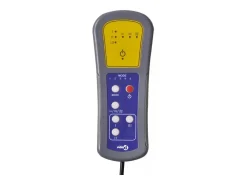 vidaxl Poltrona de massagens elétrica reclinável tecido cinza-acast.^ Poltrona