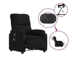 Poltrona de massagens elétrica elevatória microfibra SHL756744^ Poltrona