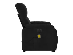 Poltrona de massagens elétrica elevatória microfibra SHL756744^ Poltrona