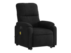 Poltrona de massagens elétrica elevatória microfibra SHL756744^ Poltrona