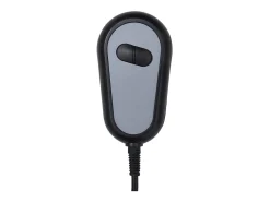 vidaxl Poltrona de massagens elétrica tecido^ Poltrona
