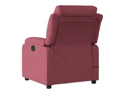 Poltrona* Poltrona de massagens reclinável tecido tinto PT850059 Vermelho