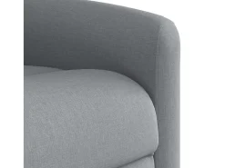 Poltrona| Poltrona de massagens reclinável tecido -claro SHL673104 Cinzento