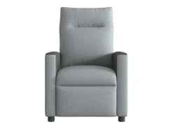 Poltrona| Poltrona de massagens reclinável elétrica tecido -claro SHL9172 Cinzento
