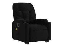 Poltrona| Poltrona de massagens reclinável elevatória tecido SHL573136 Preto