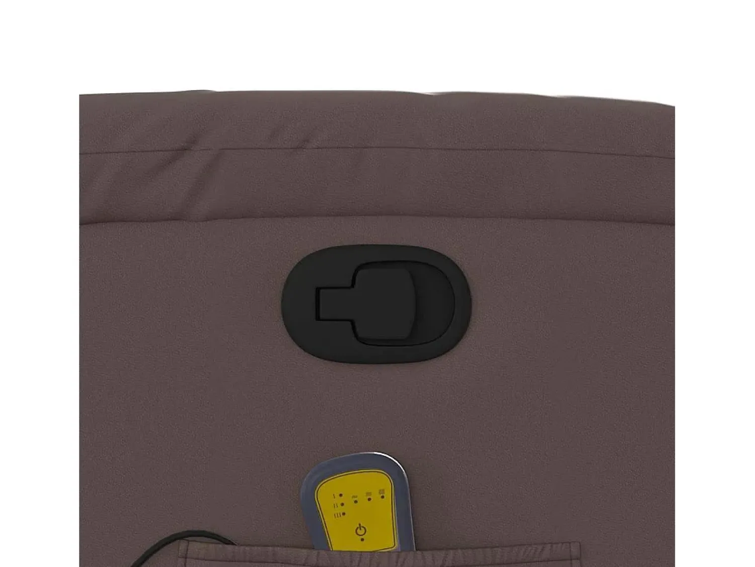 Poltrona de massagens reclinável couro artificial SHL24826^ Poltrona