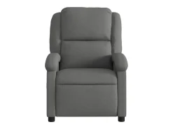 Hot Poltrona de massagens reclinável tecido cinzento-escuro SHL344367 Cinza antracite