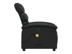 Poltrona* Poltrona de massagens reclinável couro artificial SHL489240 Preto
