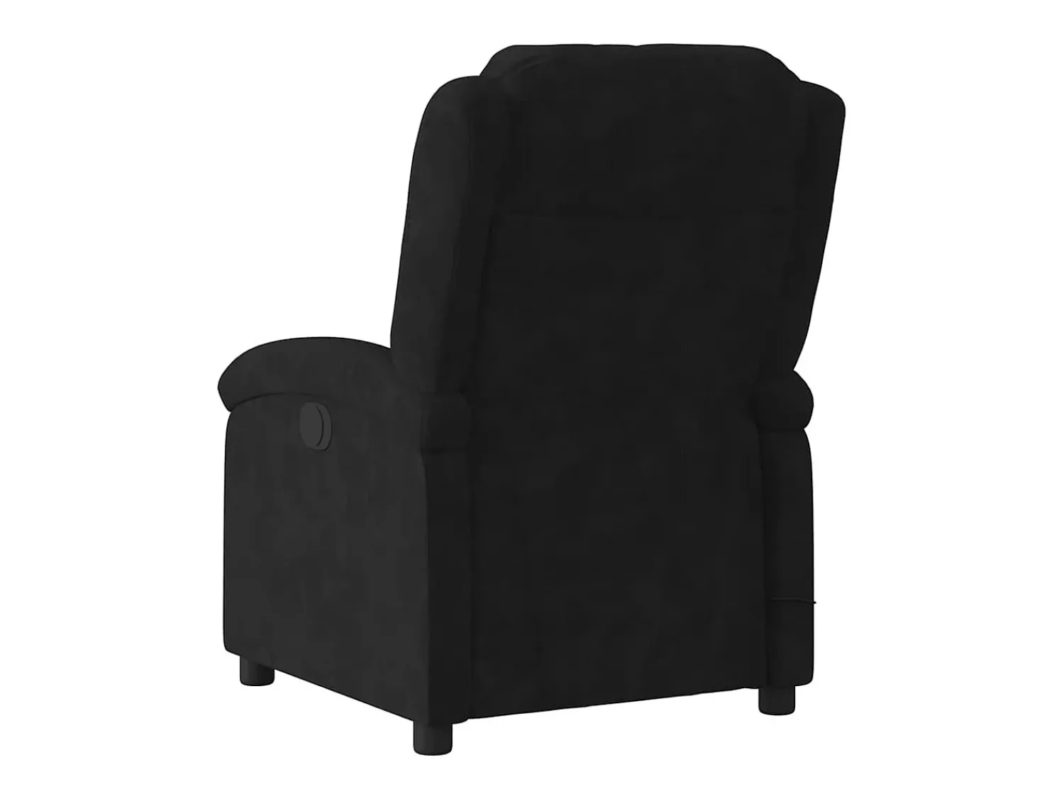 Poltrona| Poltrona de massagens reclinável veludo SHL438213 Preto