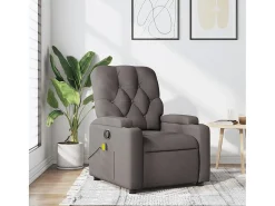 Poltrona* Poltrona de massagens reclinável tecido cinzento-acastanhado SHL971750 Taupe
