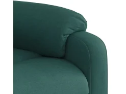 Clearance Poltrona de massagens reclinável tecido verde-escuro SHL100373 Verde pinho