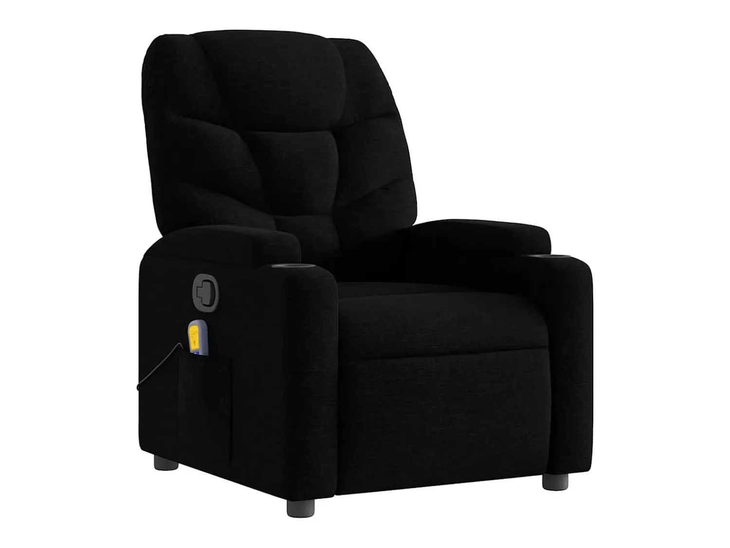Poltrona| Poltrona de massagens reclinável tecido SHL190559 Preto