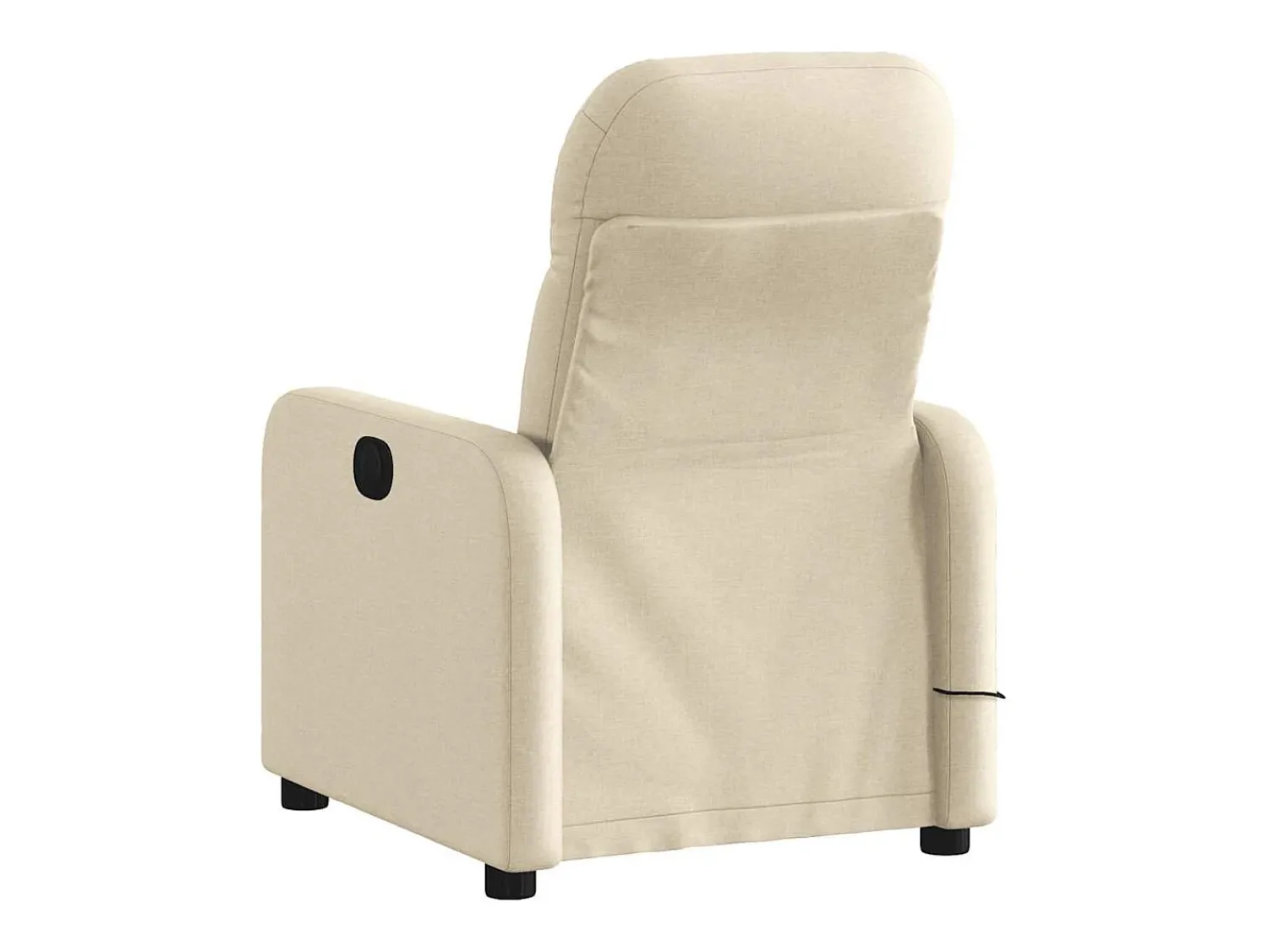 Clearance Poltrona de massagens reclinável tecido cor SHL394808 Creme
