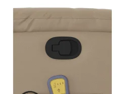 Clearance Poltrona de massagens reclinável couro artificial cappuccino SHL208239 Castanho