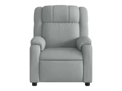 Poltrona* Poltrona de massagens reclinável tecido -claro SHL662335 Cinzento