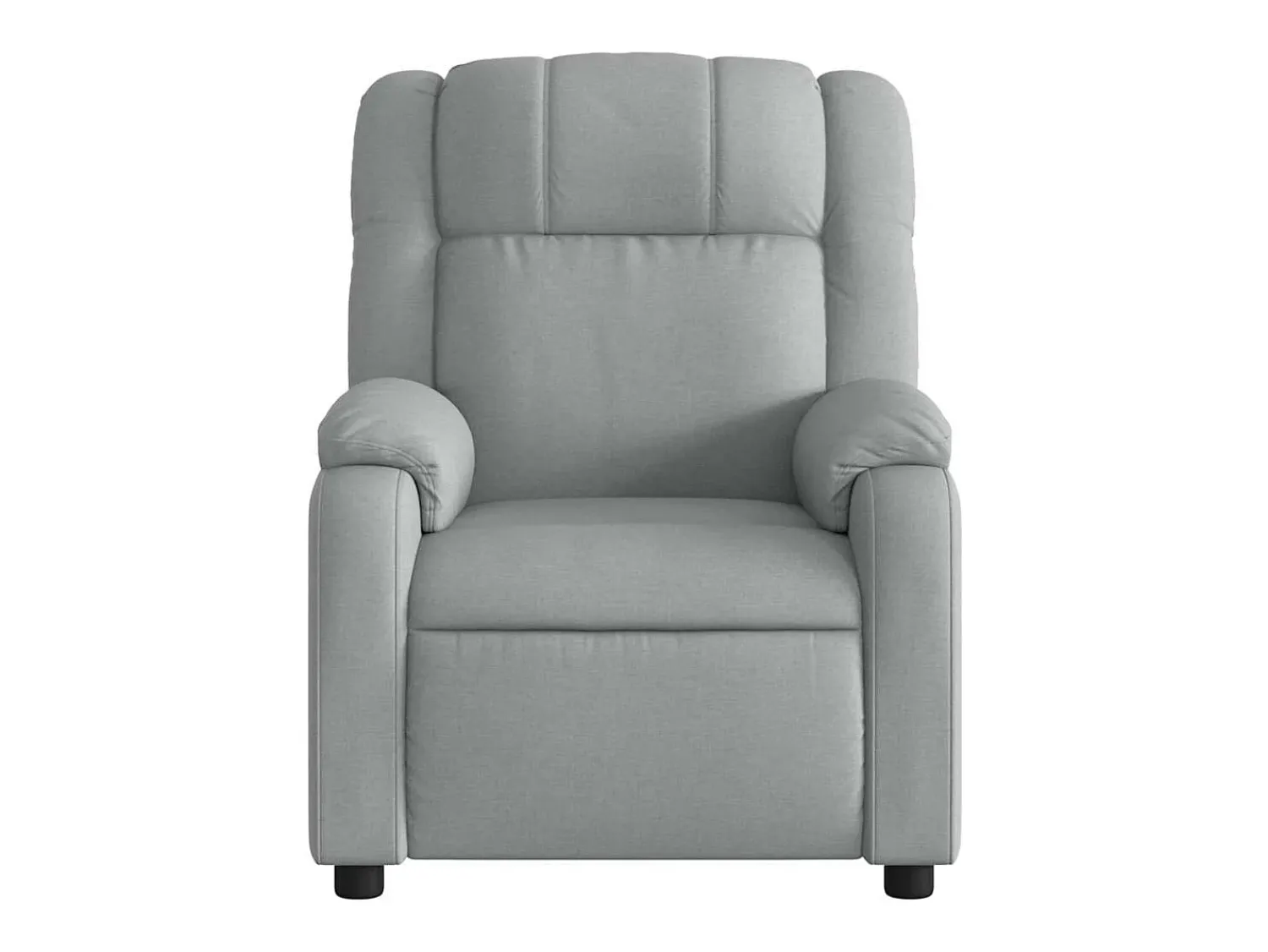 Poltrona* Poltrona de massagens reclinável tecido -claro SHL662335 Cinzento