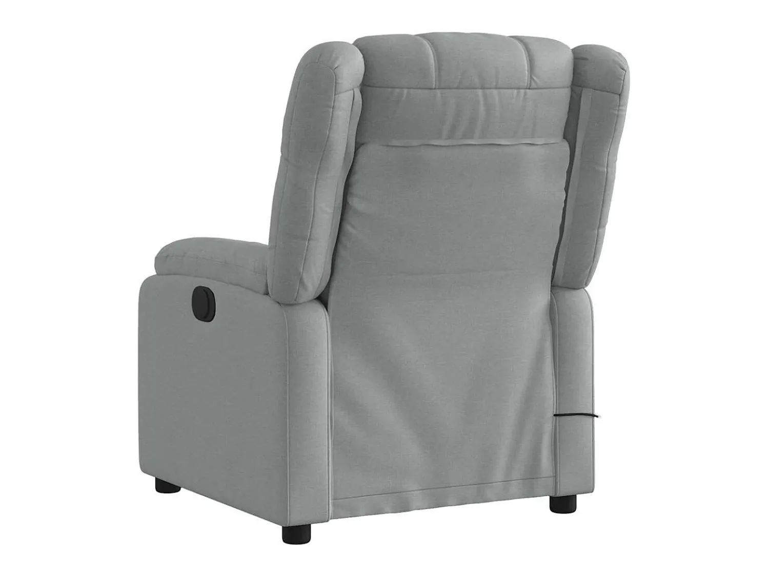Poltrona* Poltrona de massagens reclinável tecido -claro SHL662335 Cinzento