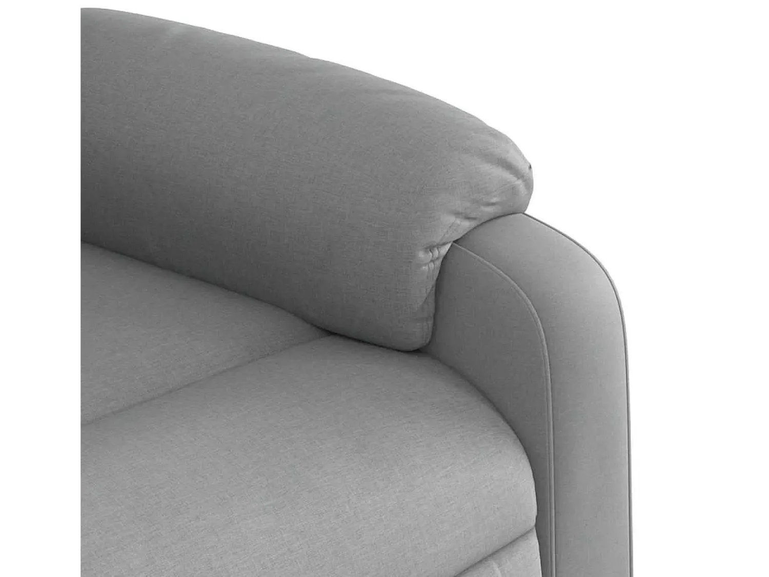Poltrona* Poltrona de massagens reclinável tecido -claro SHL662335 Cinzento