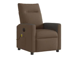 Poltrona* Poltrona de massagens reclinável elétrica tecido SHL976424 Castanho