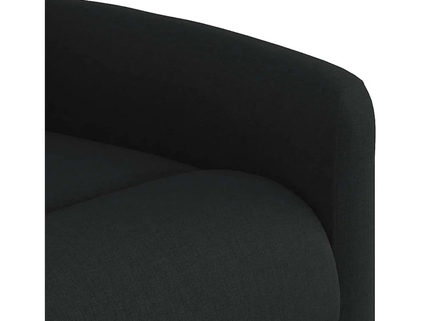 Poltrona* Poltrona de massagens reclinável tecido SHL109123 Preto