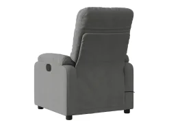 Poltrona| Poltrona de massagens reclinável tecido microfibra cinza-escuro SHL739959 Cinza antracite