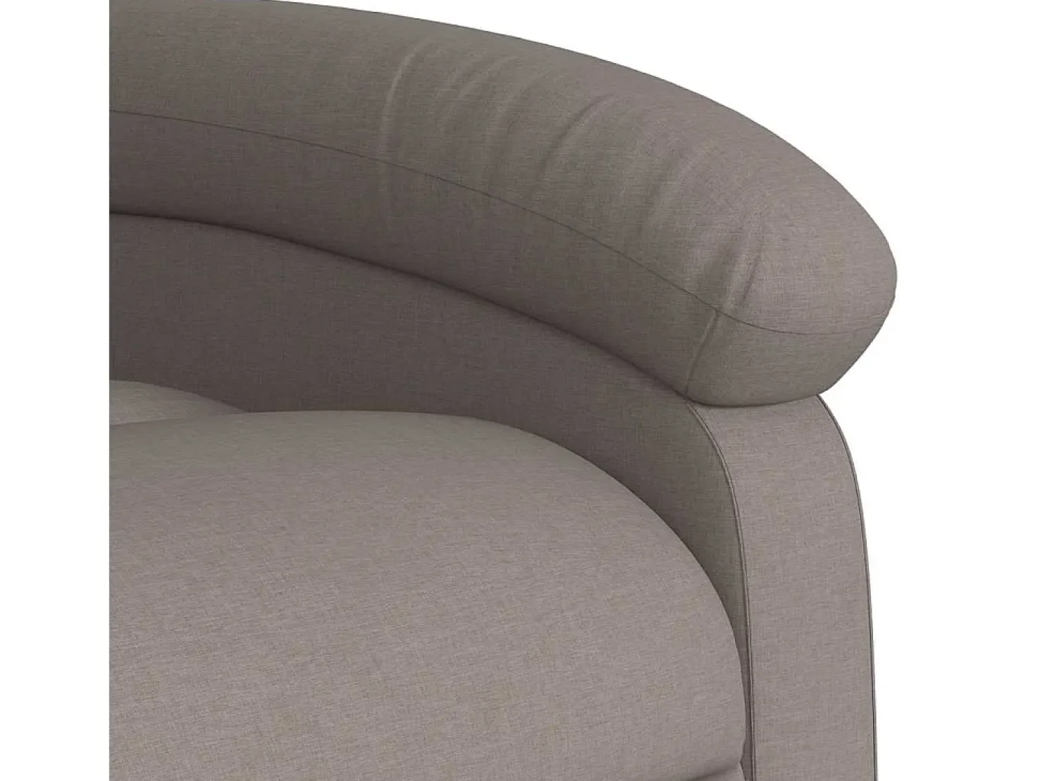 Poltrona|vidaxl Poltrona de massagens reclinável tecido cinzento-acastanhado Taupe