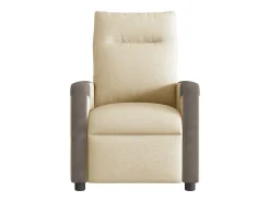 Poltrona| Poltrona de massagens reclinável tecido cor SHL687915 Creme