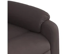 Poltrona| Poltrona de massagens reclinável tecido -escuro SHL323123 Castanho