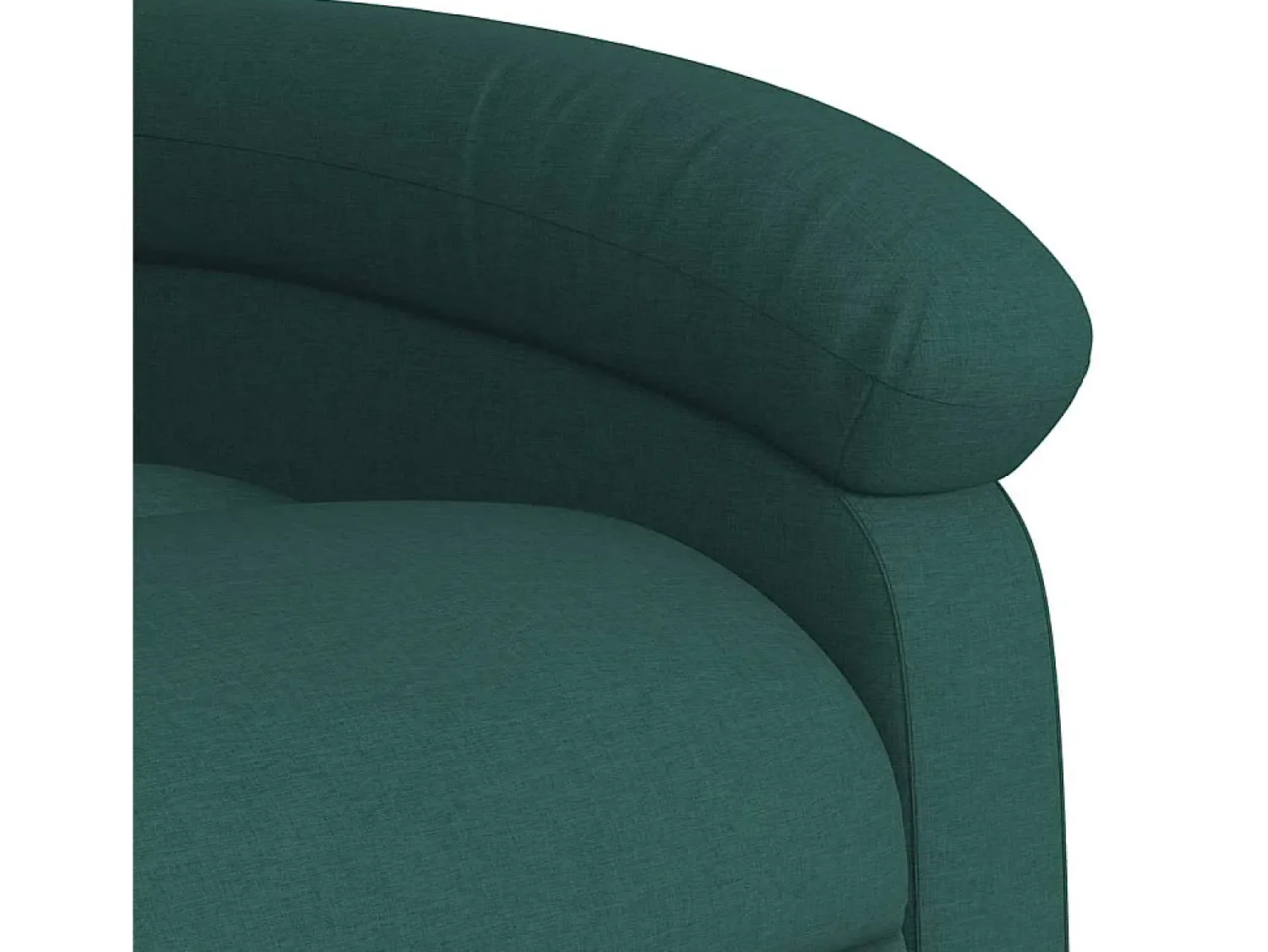 Poltrona| Poltrona de massagens reclinável tecido verde-escuro SHL542345 Verde pinho