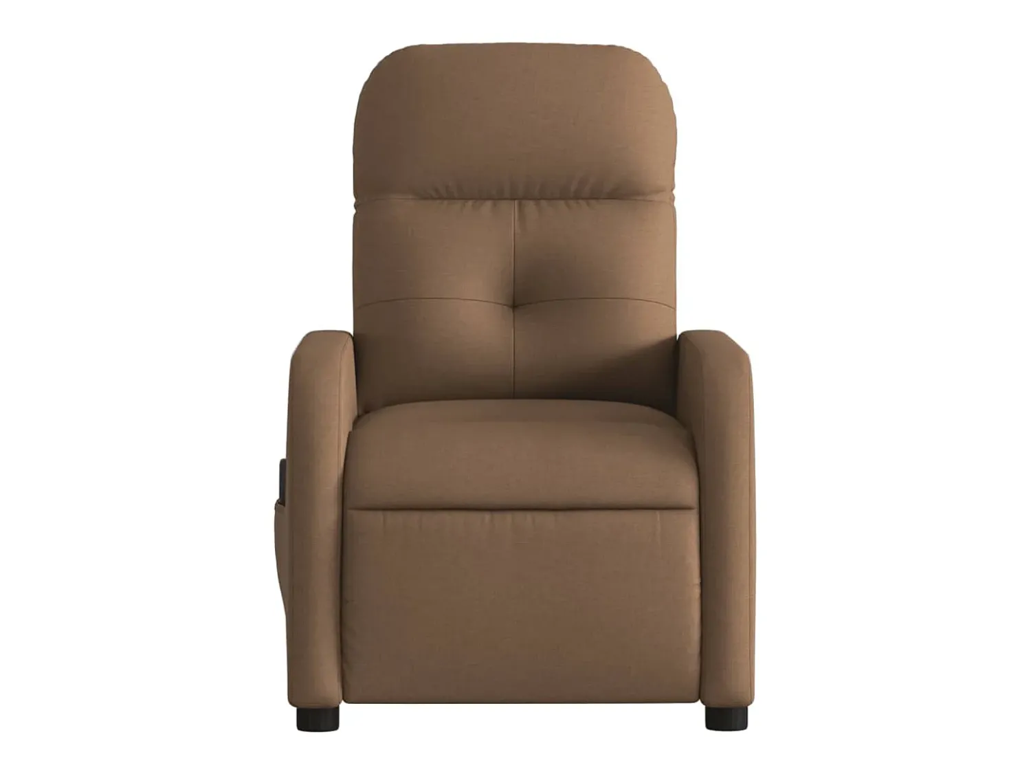Poltrona| Poltrona de massagens reclinável tecido SHL314341 Castanho