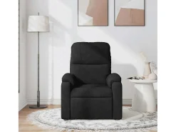 Poltrona* Poltrona de massagens reclinável tecido de microfibra SHL798740 Preto