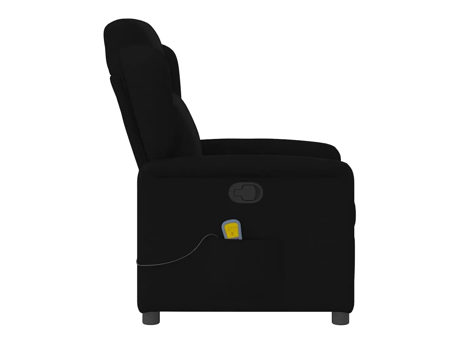 Poltrona| Poltrona de massagens reclinável tecido SHL610481 Preto