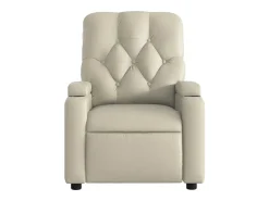Poltrona de massagens reclinável couro artificial cor SHL154378^ Poltrona