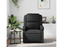 Poltrona| Poltrona de massagens reclinável couro genuíno SHL321721 Preto