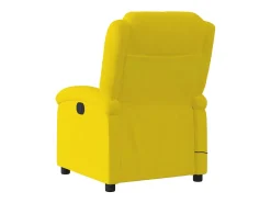 Poltrona de massagens reclinável elétrica veludo SHL566621^ Poltrona