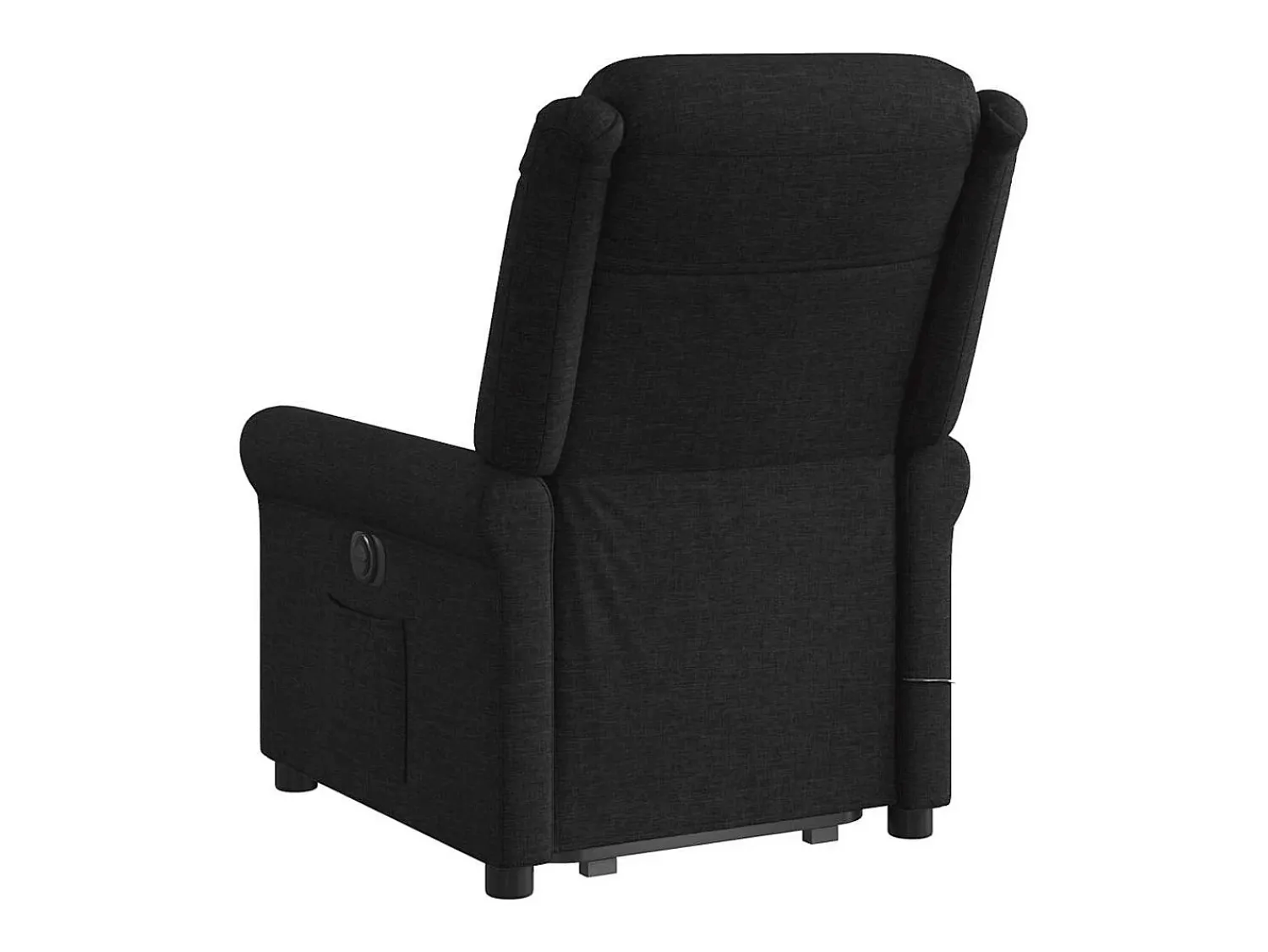 Poltrona* Poltrona de massagens reclinável elevatória tecido SHL217118 Preto