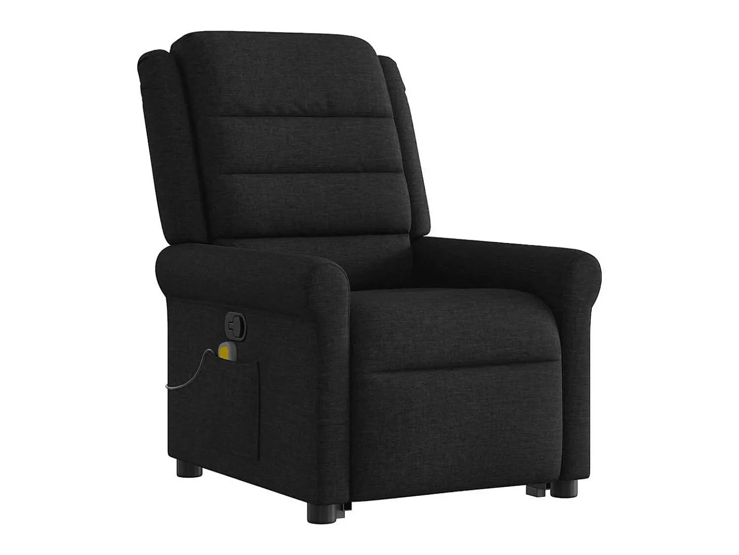 Poltrona* Poltrona de massagens reclinável elevatória tecido SHL217118 Preto