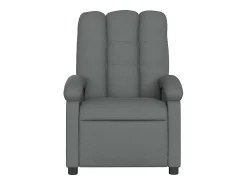 Poltrona de massagens reclinável tecido cinzento-escuro SHL404821^ Poltrona