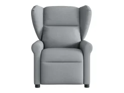 Hot Poltrona de massagens reclinável tecido -claro SHL969709 Cinzento
