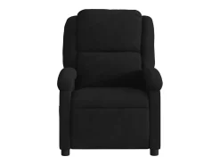 Poltrona| Poltrona de massagens reclinável elétrica veludo SHL662731 Preto